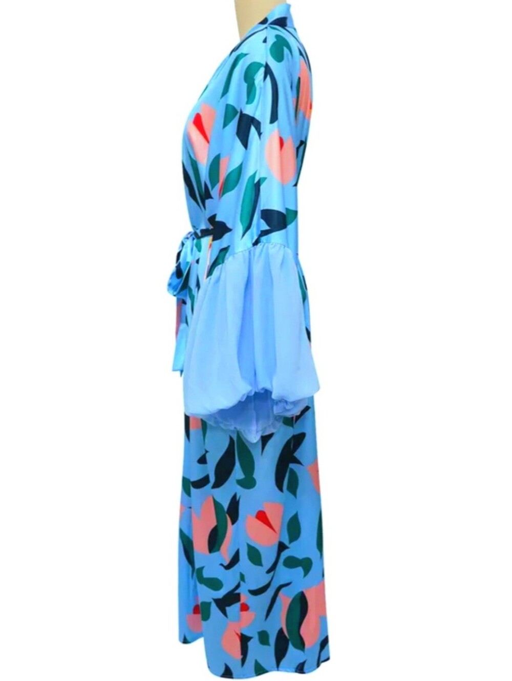 Glass Blue Long Robe - Picture 6 of 15